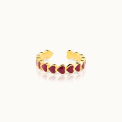 Bild von Ring The Heart Bordeaux - by vivi.