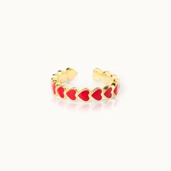 Bild von Ring The Heart Red - by vivi.