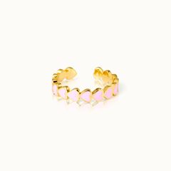 Bild von Ring The Heart Rosa - by vivi.