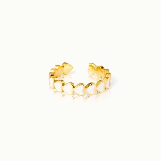 Picture of Ring The Heart Weiß - by vivi.