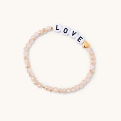Bild von Wunscharmband Beige Love - by vivi.