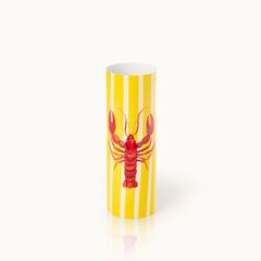 Bild von Vase Yellow Lobster - by vivi.