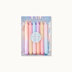Bild von Dip Dye Kerzen Set: Pastell Edition - by vivi.