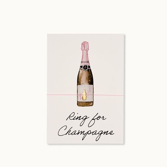 Bild von Pin-Karte: Ring for Champagne! - by vivi.