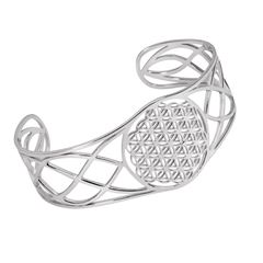 Immagine di Armreif ARMREIF - BLUME DES LEBENS - VERSILBERT