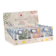 Picture of Mathe Roll Stempel, 12 Stk assortiert, Addition, Subtraktion, EinmalEins, VE-12