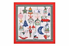 Picture of Christmas Ornaments Cotton Napkin 2 Pack - Ulster Weavers