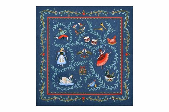 Immagine di 12 Days of Christmas Cotton Napkin 2 Pack - Ulster Weavers