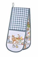 Immagine di Pantry Cats Double Oven Glove - Ulster Weavers