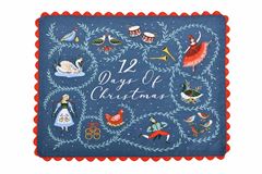 Picture of 12 Days of Christmas Cotton Placemat 2 Pack - Ulster Weavers