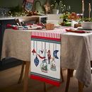 Immagine di Christmas Ornaments Cotton Table Runner - Ulster Weavers