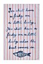 Immagine di Catch of the Day Stripe Tea Towel - Ulster Weavers