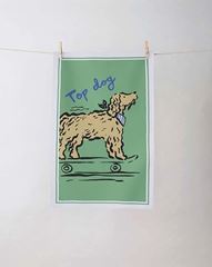 Picture of Top Dog Cotton Tea Towel - UK  - Ulster Weavers