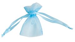 Image de Organzabeutel mini, blau, 6x9cm, 50 Stück