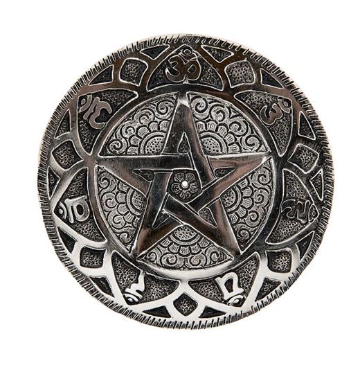 Immagine di Pentagramm Weissmetallhalter