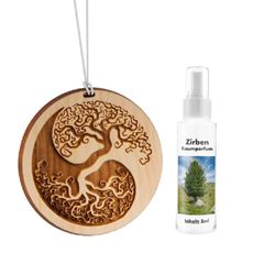Image de Baum des Lebens Yin Yang - natürlicher Zirbenduft fürs Auto