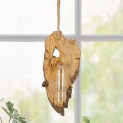 Bild von Hänger, Hängevase Holzpoesie, Holz mit Glaseinsatz