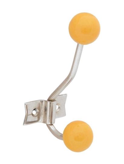 Image sur Garderobenhaken RETRO yellow