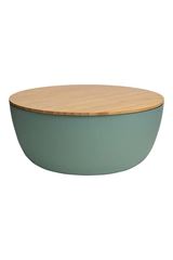 Image de Schüssel mit Bambusdeckel PLAIN 23,1 cm green