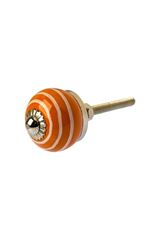 Picture of Möbelknauf, orange gestreift