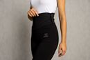 Picture of Yogahose lang mit Umschlagbund in schwarz von The Spirit of OM
