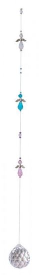 Bild von Suncatcher Engel Trinity 50 cm, Glas und Metall