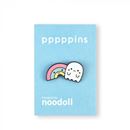 Immagine di Noodoll Enamel Pin RIcerainbow + Riceboo, VE-6