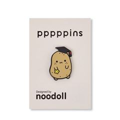 Image de Noodoll Enamel Pin Graduate Ricespud, VE-6