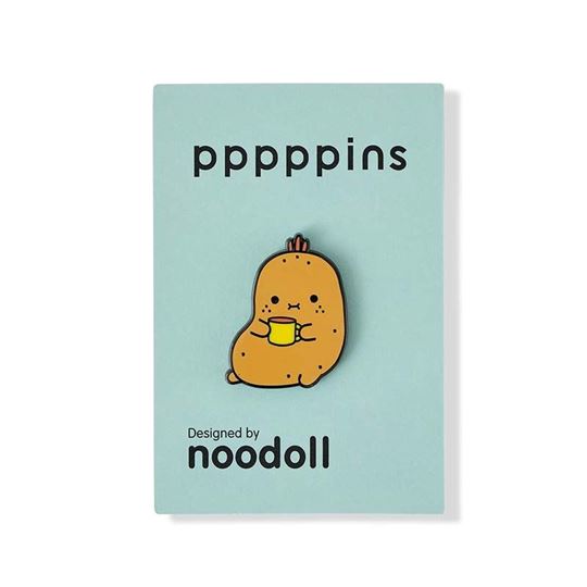 Immagine di Noodoll Enamel Pin Ricespud coffee, VE-6