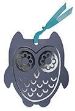 Bild von libri_x Lesezeichen EULE blaugrau, VE-6