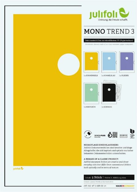 Bild von SERIE Mono Trend 3 (1 x 5 Farben)  Trendfarben 2015