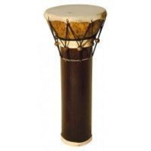 Bild von African Drum Kokos/Holz/Leder 30x12