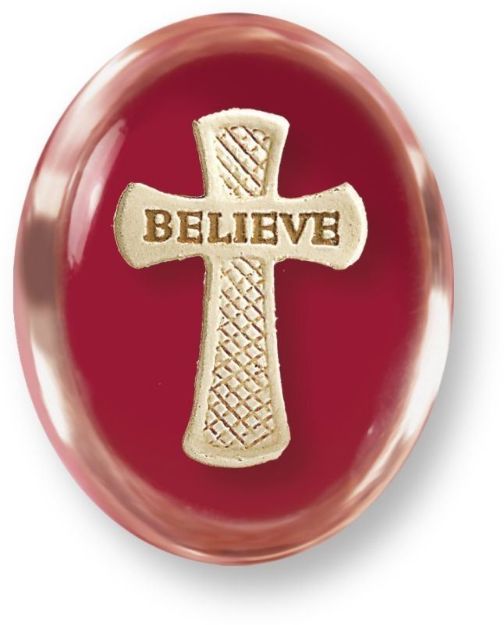 Bild von Worry Stones Believe Cross