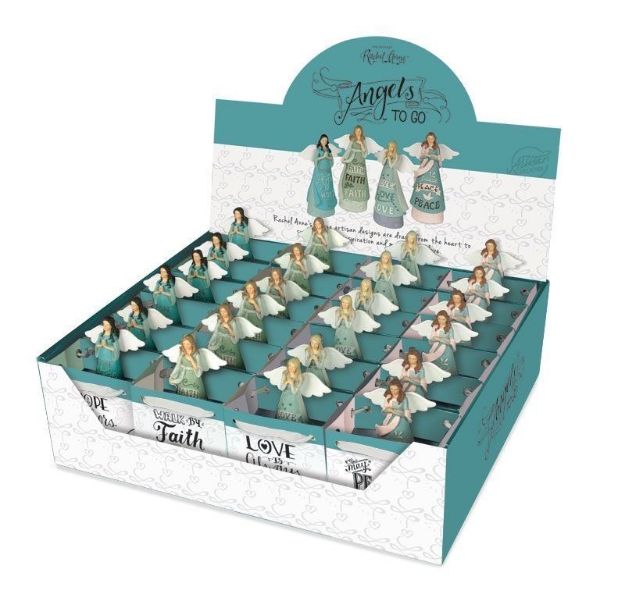 Bild von Angels To Go Assortment 24 Angels in Bags & Display