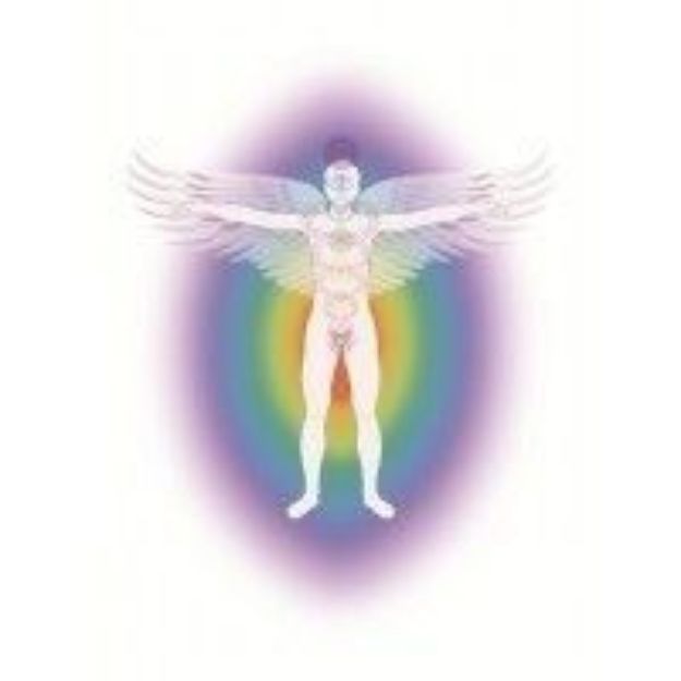 Bild von Aufkleber Kundalini Chakra Aktivierung, transparent 7 x 10.5 cm