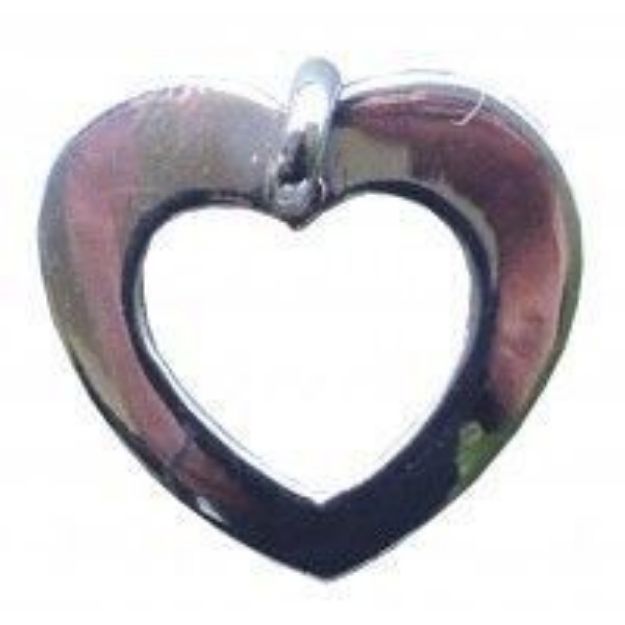 Bild von Anhänger Herz 2cm Silber 925 1,7g
