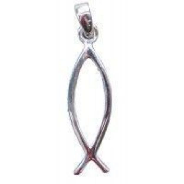 Bild von Anhänger Fisch Silber 925 1,8g