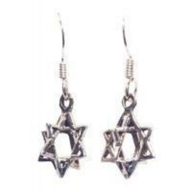 Bild von Ohrhänger Merkaba 3D Silber 925 1,3g