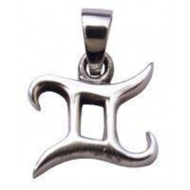 Bild von Anhänger Sternzeichen Zwilling Silber 925 3,0g