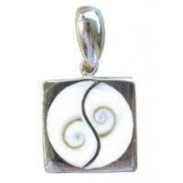 Bild von Anhänger Shivas Auge Yin Yang 2cm