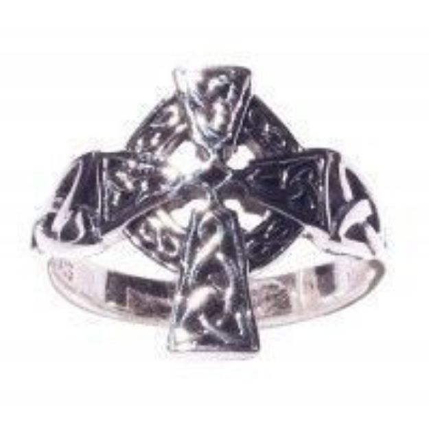 Bild von Ring Keltisches Kreuz Silber 925 4,5g