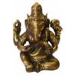 Bild von Ganesha Messing antik 9x12cm
