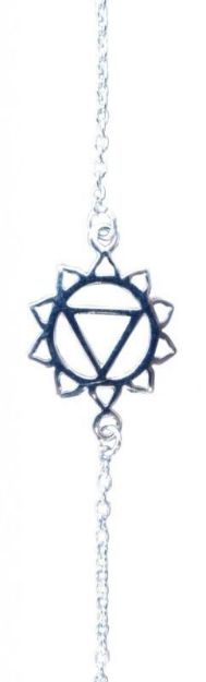 Bild von Armband Manipura Chakra 1,4cm Silber 925 mit 20cm Silberkette