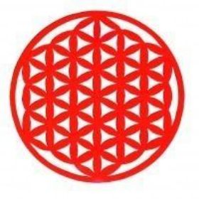 Zeige Details für Raumschmuck Ornament Blume des Lebens Acryl orange 19,5cm Bild von Raumschmuck Ornament Blume des Lebens Acryl orange 19,5cm