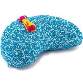 Zeige Details für Meditationskissen Halbmond Raja in Türkis von Lotus Design Bild von Meditationskissen Halbmond Raja in Türkis von Lotus Design