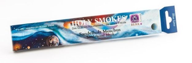 Bild von Sandelholz Moschus Räucherstäbchen - Blue Line 10 g