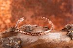 Bild von Kupferarmreif geflochten, 8 mm breit