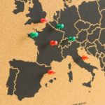 Bild von Woody Map - Europe - XL - Black - Frame Black
