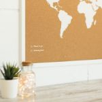 Bild von Woody Map Fluor Edition - L - White Frame