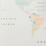Bild von Woody Map - Watercolor - L - Retro